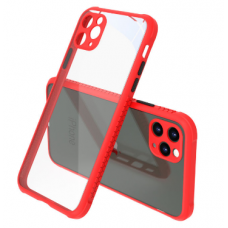 Чохол Fashion case (матовий) для Apple iPhone 11 Pro Max (6.5) / Червоні боки