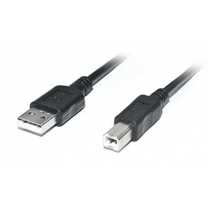 Кабель для принтера (сканера) USB 2.0 AM-BM / 5 метрів / Чорний