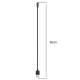 Магнітний USB кабель для зарядки смарт-годинників Xiaomi Smart Band 8 Active, 8 Pro, 8 / 60 см. / Чорний