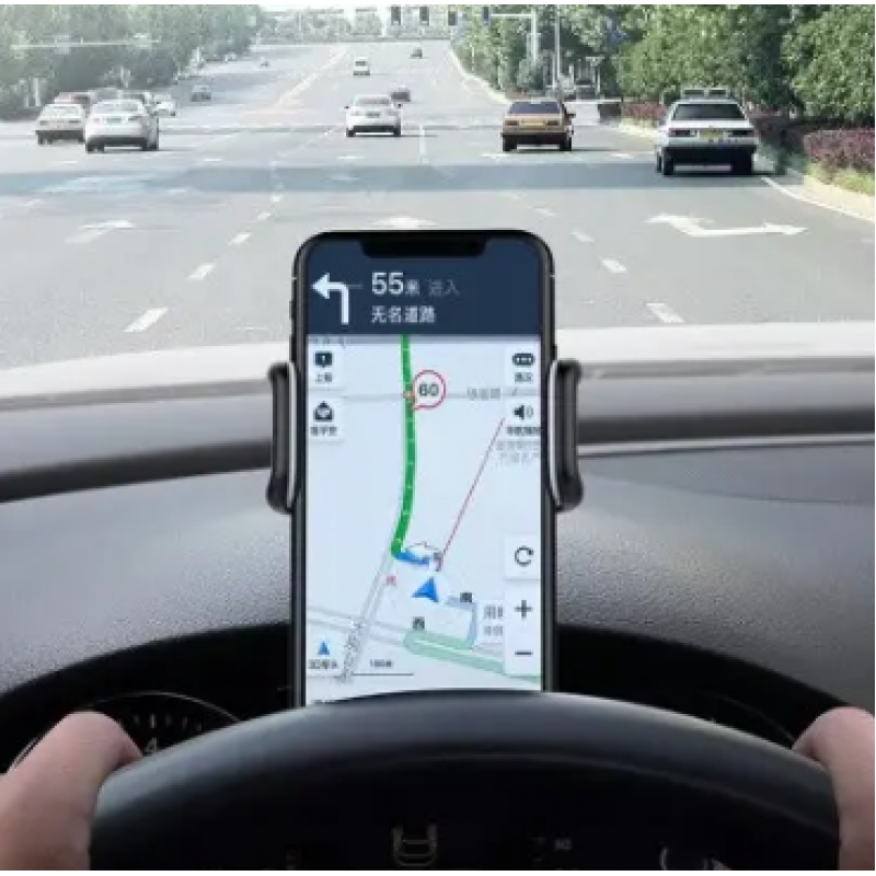 Автомобільний тримач для телефону HOLDER car Dashboard (8053) 4-6.2 дюймів  /підставка для смартфону /Чорний