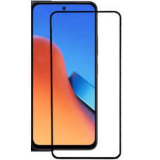 Загартоване захисне скло (21D) на смартфон Xiaomi Redmi Note 13 / Чорна рамка