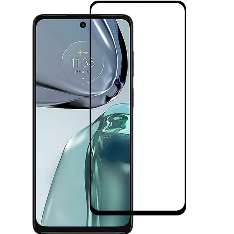 Загартоване захисне скло на Motorola Moto G32  5D  Чорне