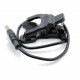 Адаптер USB кабель для смарт-годинника на 4 контакти 8 мм. 30 см. / Чорний