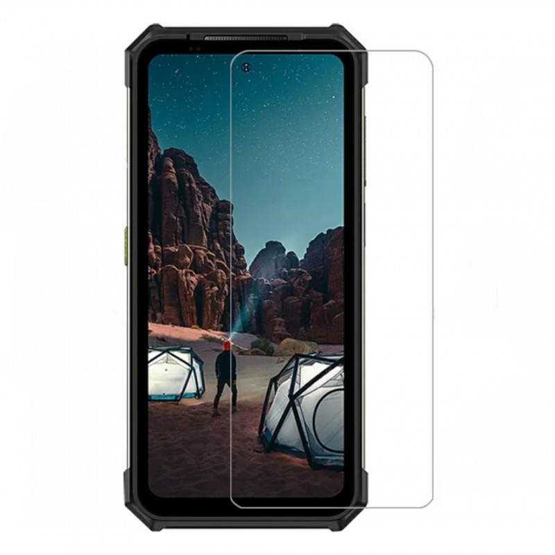Закаленное защитное стекло на Ulefone Armor 24 / Прозрачное