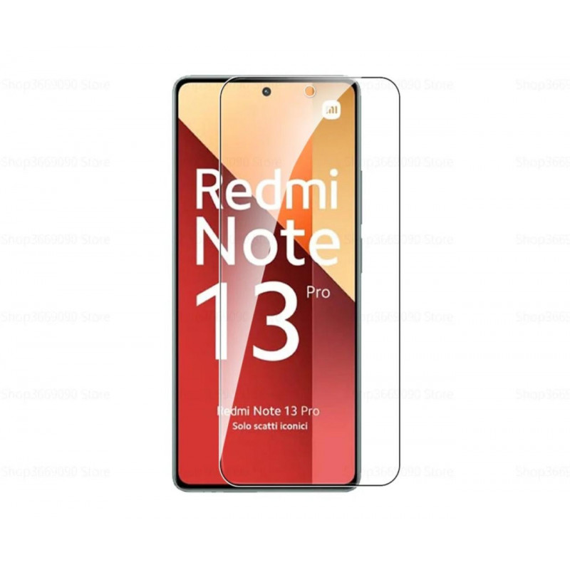 Закаленное защитное стекло на смартфон Redmi Note 13 Pro 5G / Прозрачное