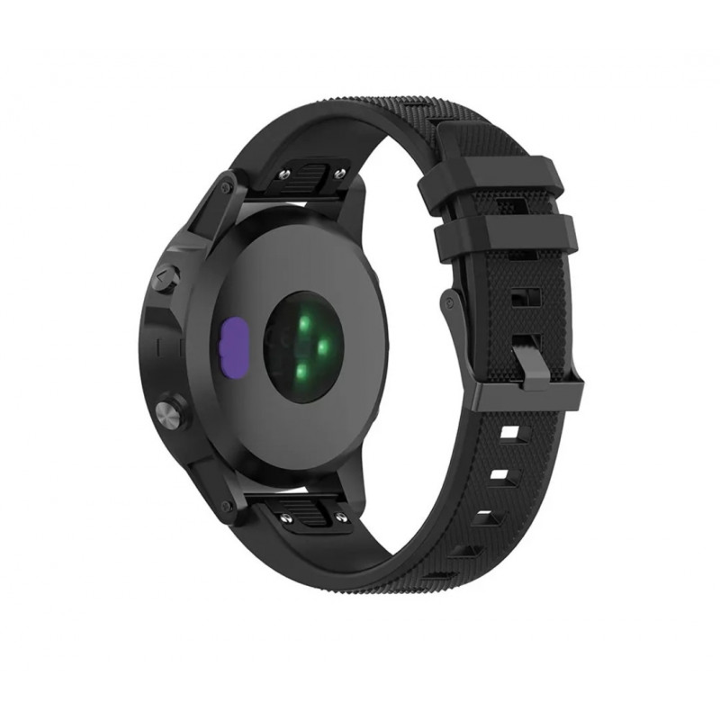 Силіконова заглушка для захисту зарядного порту годинників Garmin / Фіолетова