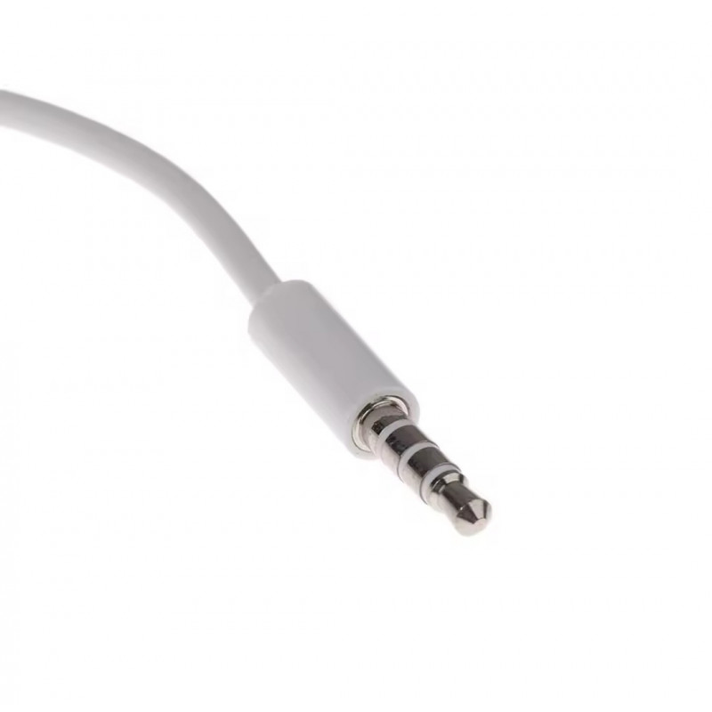 Перехідник у машину AUX USB / Білий