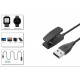 USB кабель для заряджання годинників Garmin Forerunner 235/735XT/630/645/230 / 1м. / Чорний