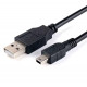 Кабель Mini - USB для плеєрів, колонок, відеореєстраторів / 2 метра / Чорний