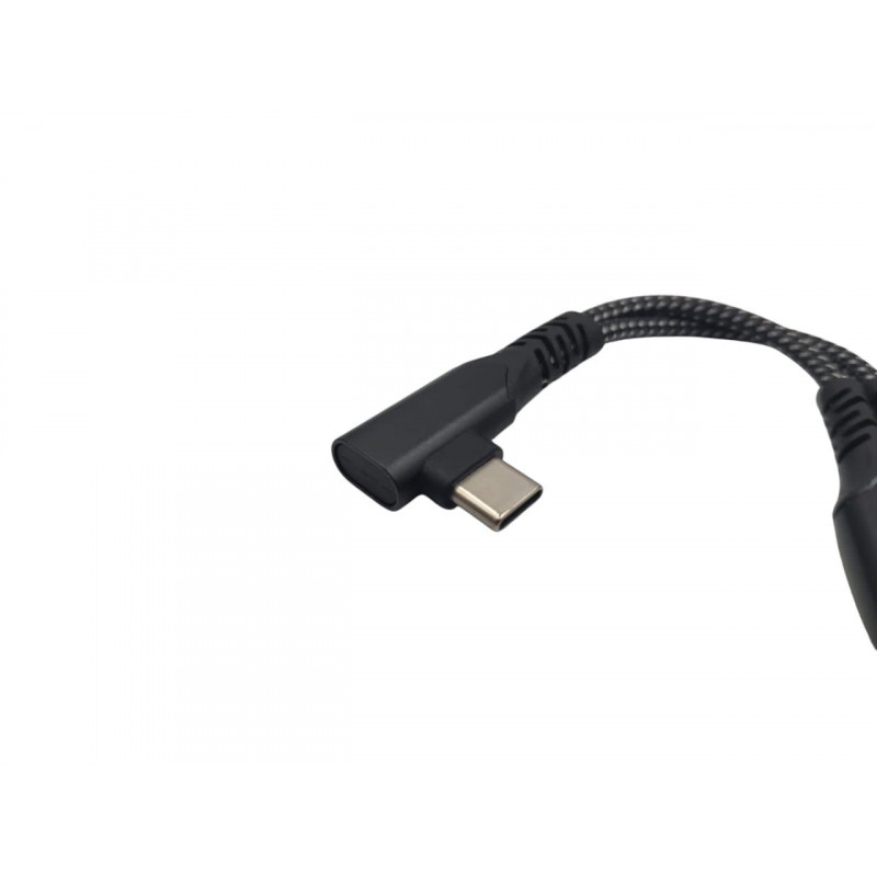 Переходник угловой 2в1 Type-C - AUX 3.5mm + Type-C для Apple Ipad Air (2024), Ipad Pro (2024) \ Быстрая зарядк
