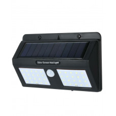 Вуличний світильник на сонячній батареї Solar 1626A + 40 діодів \ (7178) \ Чорний