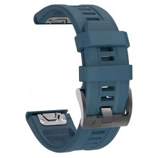 Ремінець QuickFit 22 мм. для годинників Garmin \ Синій (CyanBlue)