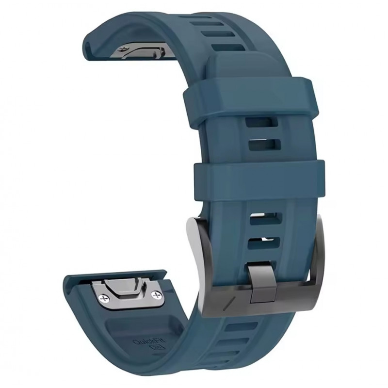 Ремінець QuickFit 22 мм. для годинників Garmin \ Синій (CyanBlue)
