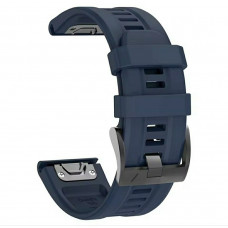 Ремінець QuickFit 22 мм. для годинників Garmin \ Темно синій (NavyBlue)