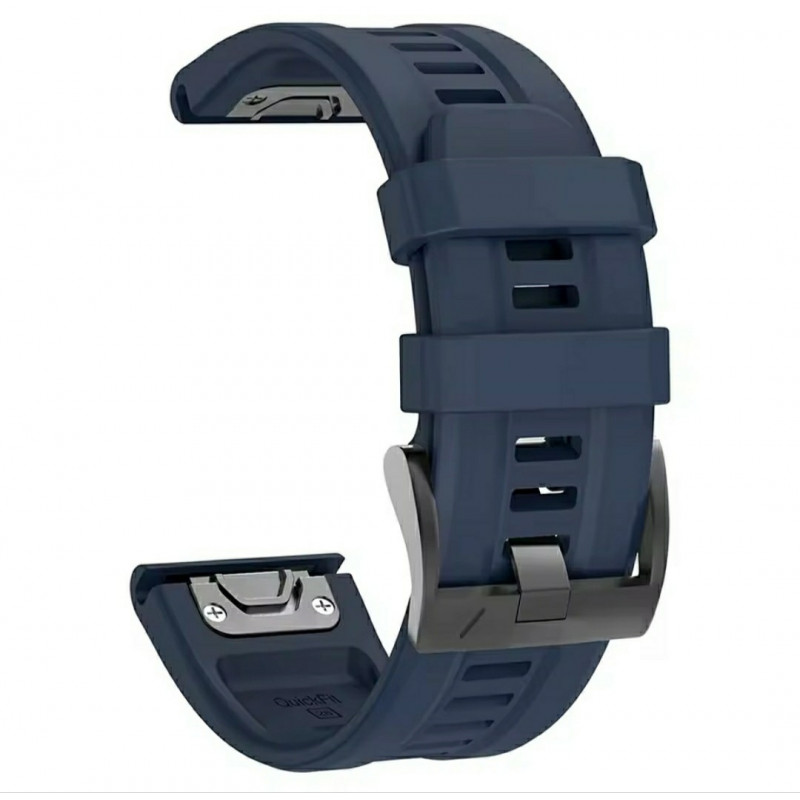Ремінець QuickFit 22 мм. для годинників Garmin \ Темно синій (NavyBlue)