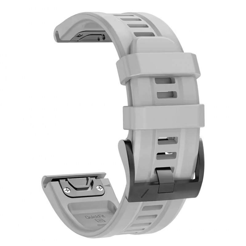 Ремінець QuickFit 22 мм. для годинників Garmin \ Сірий (LightGray)