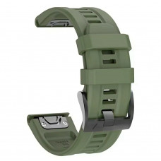 Ремінець QuickFit 22 мм. для годинників Garmin \ Зелений (ArmyGreen)