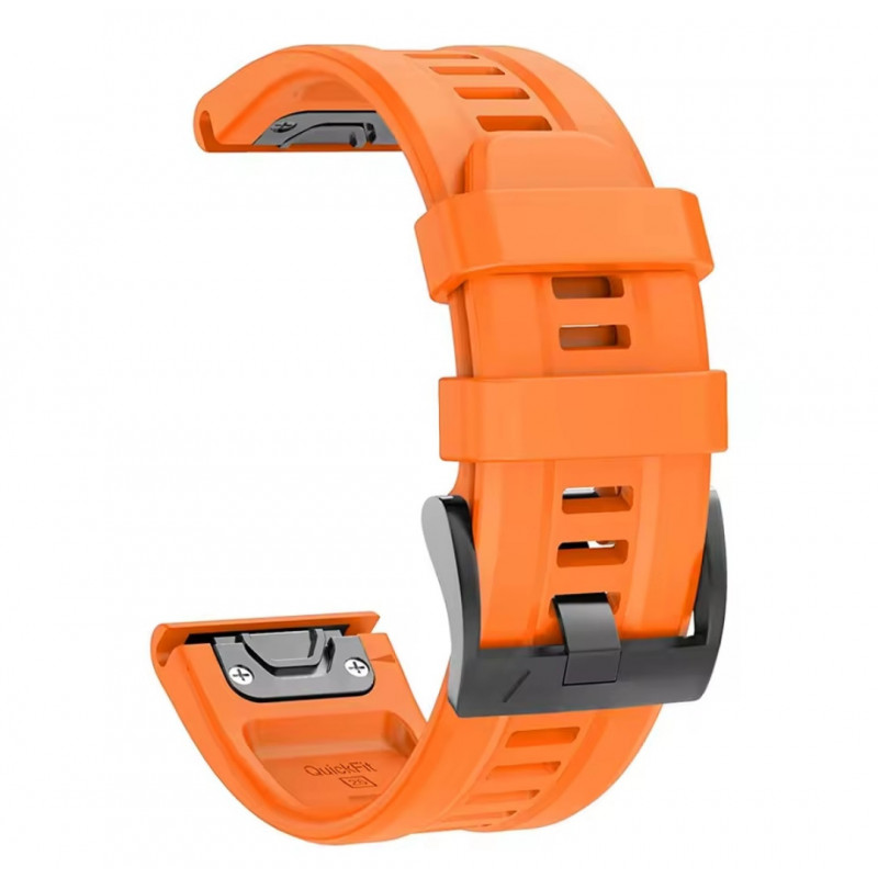Ремінець QuickFit 22 мм. для годинників Garmin \ Помаранчевий