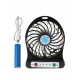 Міні вентилятор акумуляторний Mini Fan USB / Чорний