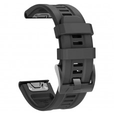 Ремінець 26 мм. для годинників Garmin Quatix 7X, 7Pro, 7X (51mm), Enduro \ Чорний