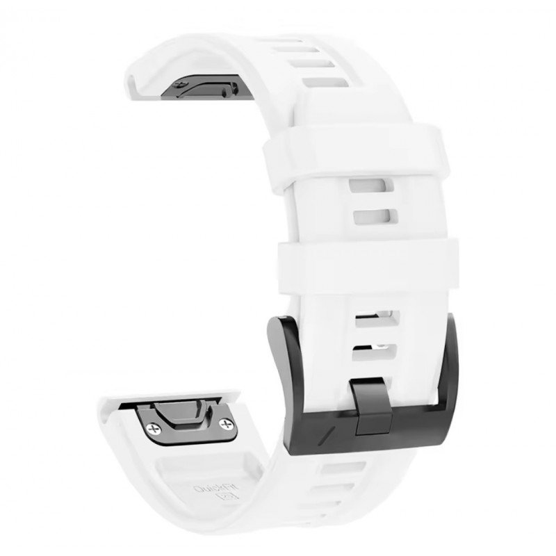 Ремінець 26 мм. для годинників Garmin Quatix 7X, 7Pro, 7X (51mm), Enduro \ Білий