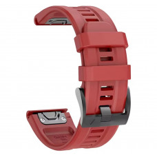 Ремінець 26 мм. для годинників Garmin Quatix 7X, 7Pro, 7X (51mm), Enduro \ Червоний