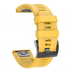 Ремінець 26 мм. для годинників Garmin Quatix 7X, 7Pro, 7X (51mm), Enduro \ Жовтий