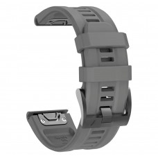 Ремінець 26 мм. для годинників Garmin Quatix 7X, 7Pro, 7X (51mm), Enduro \  Сірий