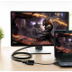Кабель-перехідник HDMI - VGA  для передачі відео і аудіо сигналу / Активне живлення, 1080р / Чорний
