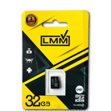 Картка пам'яті "LMM" Micro SDHC 32 гб 10 Class