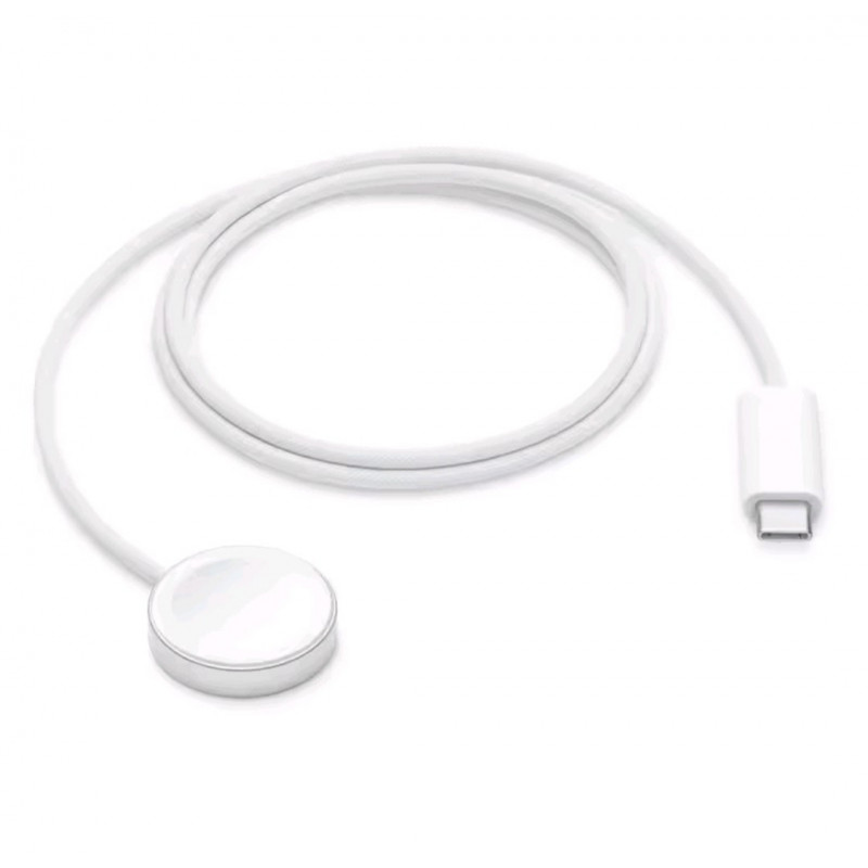 Безпровідна зарядка Type-c для годинників Apple Watch Series 10\9\8\7\6\Ultra 2\5\4\ Біла