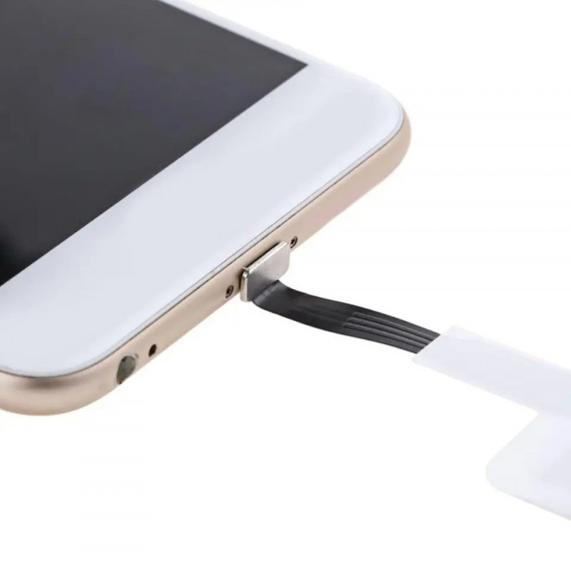 Універсальний ресивер (приймач) для безпровідної зарядки для Iphone 5, 6, 7 / Білий