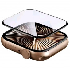 Захисна плівка для годинника Apple Watch Series 4, 5, 6, SE (44мм.) \ Чорна рамка