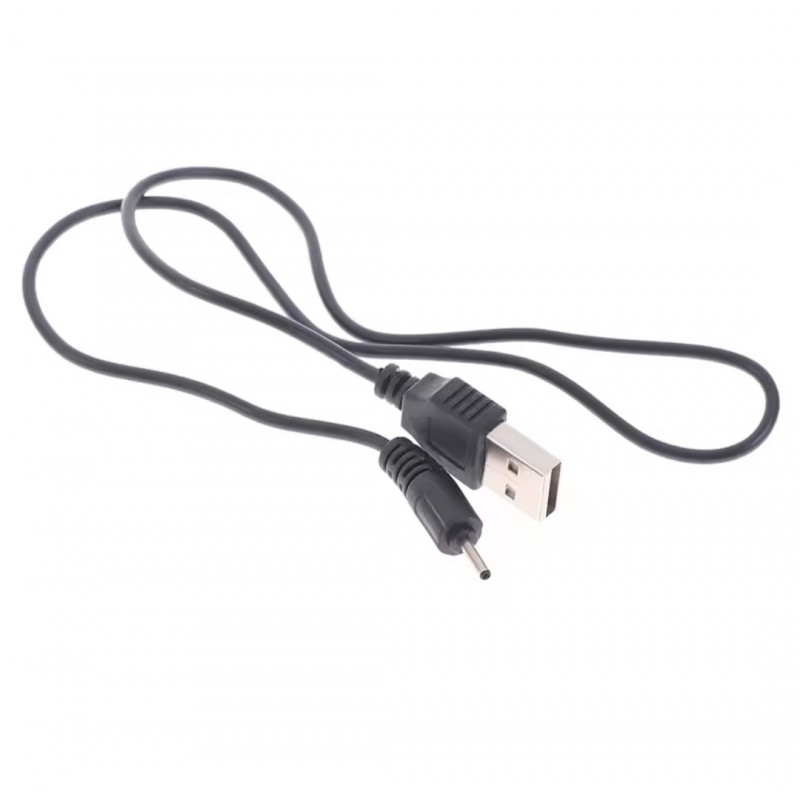 Кабель USB для зарядки 2 мм (Nokia 6101) 100см. / Чорний