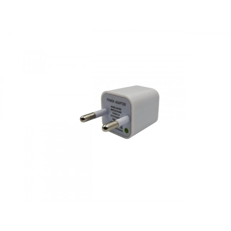 Блок живлення USB 5V 1A для кнопкових телефонів. розумних годинників \ Білий
