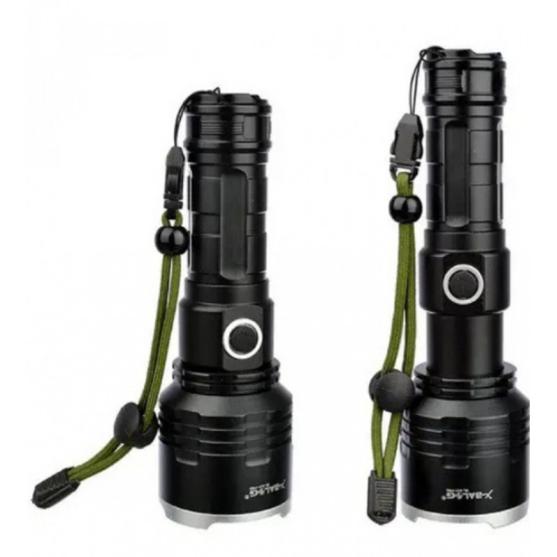 Світлодіодний ліхтарик BL-531-P90 / 1 шт. 26650 / зарядка mirco USB  / Чорний