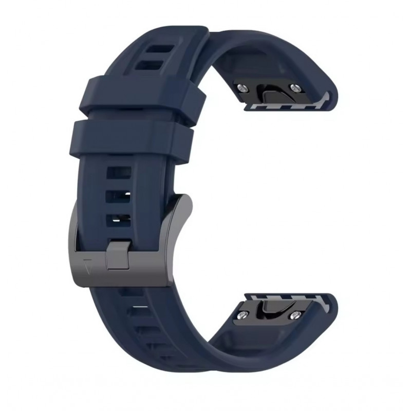Ремешок QuickFit 20 мм. для часов Garmin Fenix 8 43mm. \ Темно-синий (Midninght Blue)