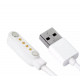 Магнітний USB кабель для смарт-годинника  No.1 D6 50 см. Білий
