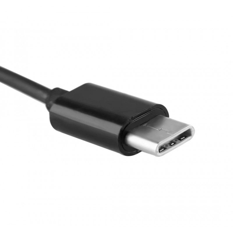 Перехідник з type c на аудіо 3.5 mm Чорний
