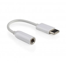 Перехідник з type c на аудіо 3.5 mm Білий