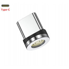 Магнітний круглий конектор Type C USB TOPK для швидкої зарядки 3А