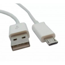 Micro USB кабель для захищених смартфонів / 8 mm. / Білий