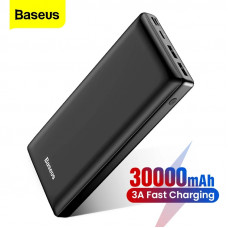 Зарядний пристрій Power Bank Baseus Швидка зарядка 30000 mAh Чорний