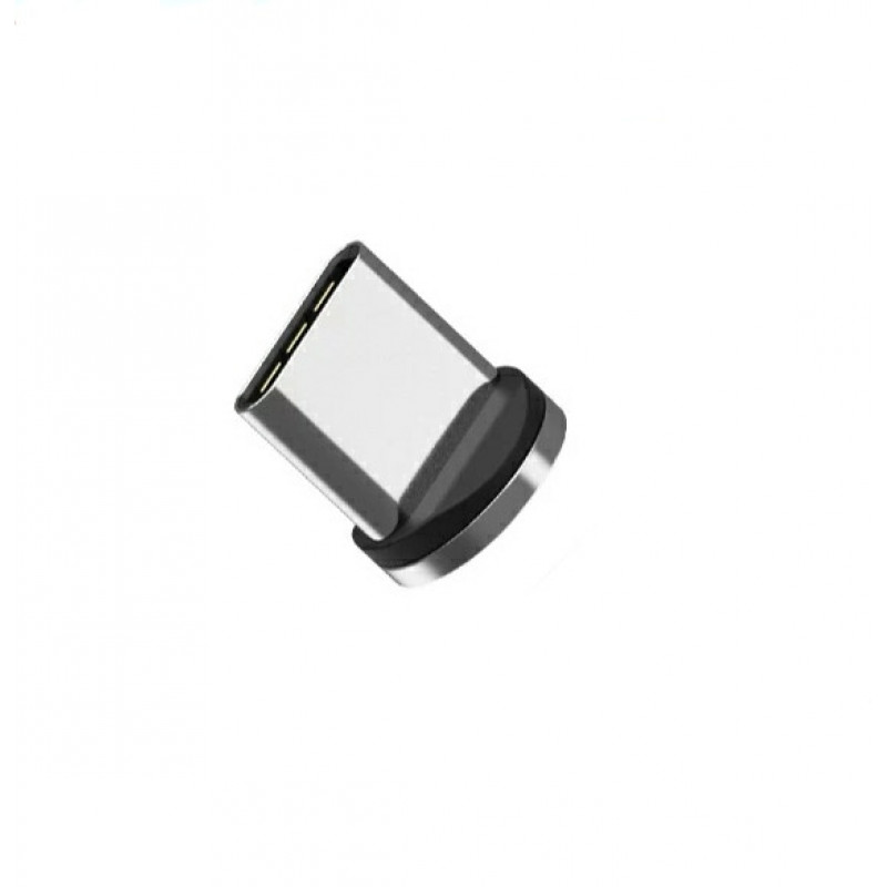 Магнітний кабель USB Type-C TOPK Cвітиться (Зеленим) для швидкої зарядки 3.0 Зелений