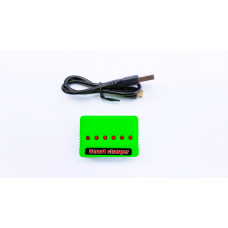 Зарядний USB пристрій 6 в 1 для квадрокоптерів Syma X5HW X5HC X5UC X5UW Зелений