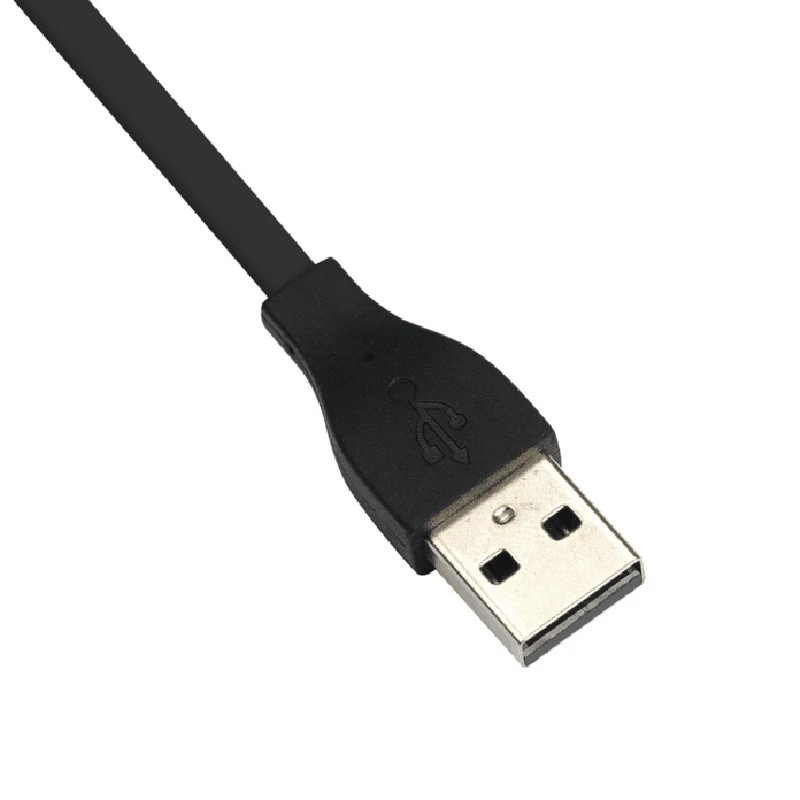 Зарядний USB кабель для фітнес браслета Mi Band 2 Чорний