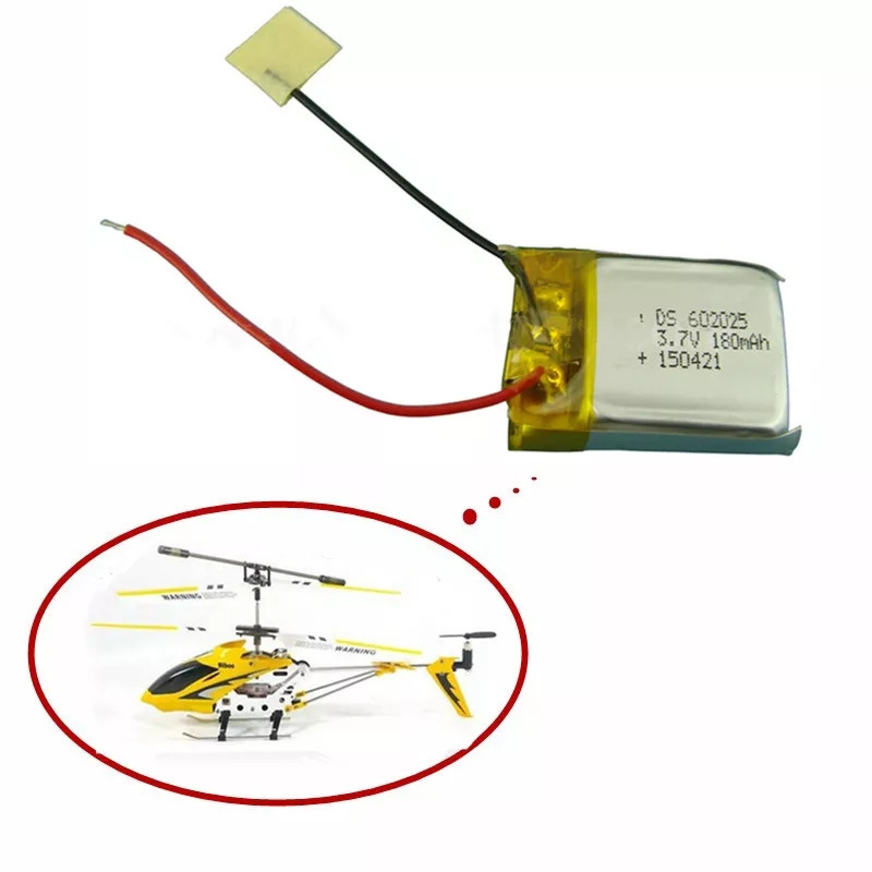 Акумулятор для вертоліт Syma S107 S107G 180 mAh 3,7 V