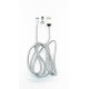 Магнитный USB кабель 3 в 1 (Micro, Type-C, Lightning) X-CABLE Круглый 360 Градусов Серый