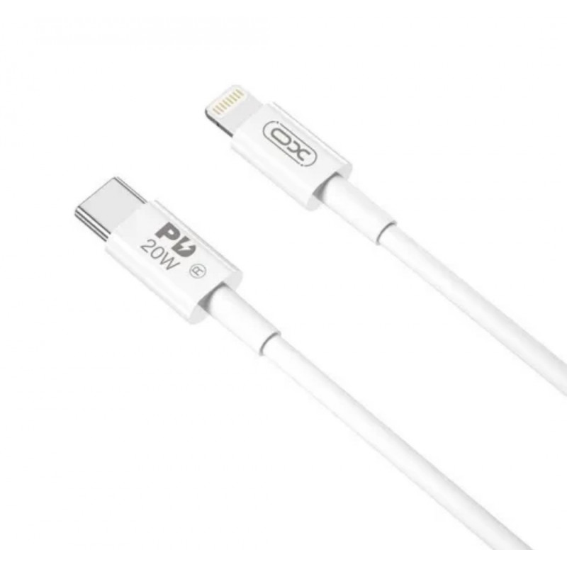 Кабель XO Type-C  -  Lightning для смартфонів 1 метр Білий