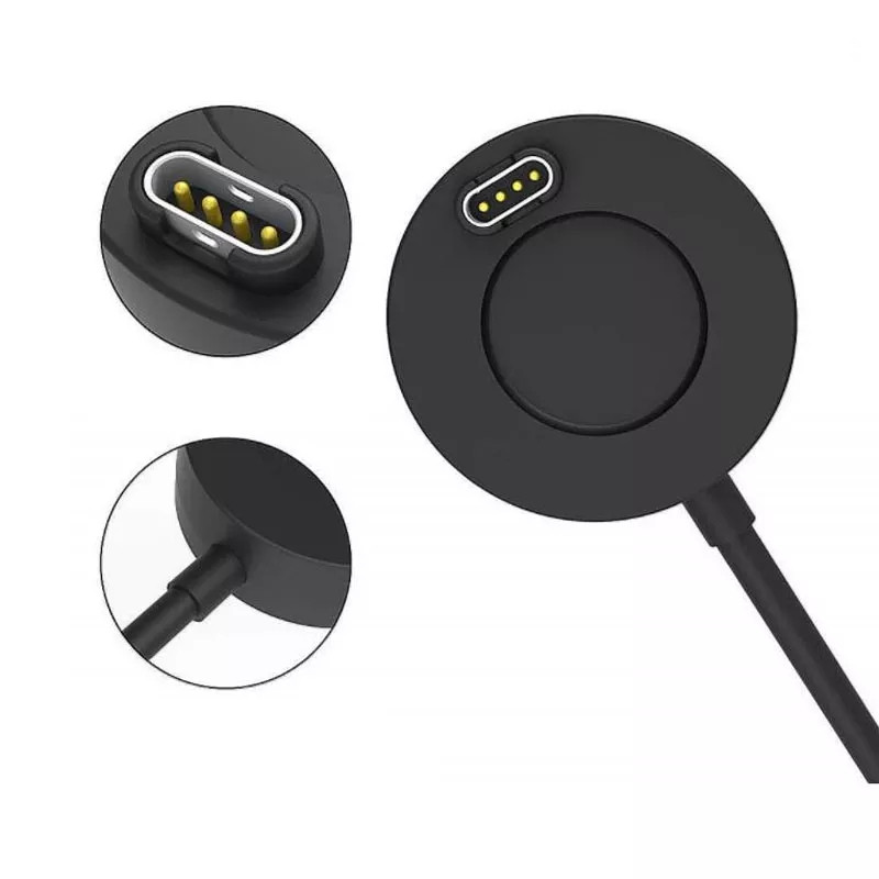 Зарядна USB станція для годинників Garmin Forerunner 935 / Garmin Quanix 5  100 см. Чорна